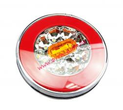 Фонарь задний LED 12-30V с кабелем D140 NEON (ромашка) ZC-172