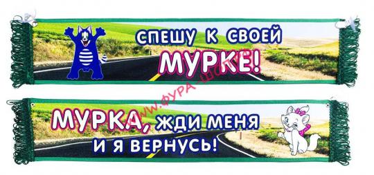 ВЫМПЕЛ ТАБЛИЦА СПЕШУ К СВОЕЙ МУРКЕ 50х10см