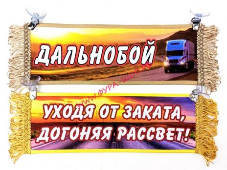 ВЫМПЕЛ ТАБЛИЦА ДАЛЬНОБОЙ 30х10см