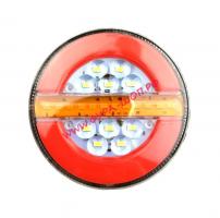 Фонарь задн.LED 24 V с кабелем D140 (бегущий поворот) KR-4778 шт_1