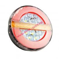 Фонарь задн.LED 24 V с кабелем D140 (бегущий поворот) KR-4778 шт_0