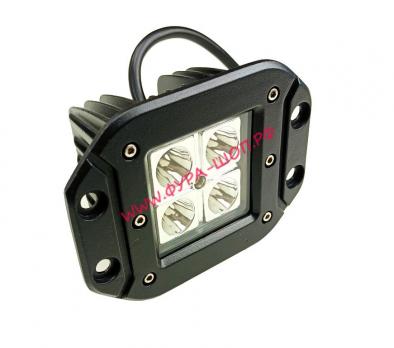 Фара противотуманная LED 10-30V дальний свет 4 диода SPOT5"