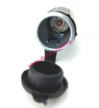 Розетка Гнездо прикуривателя, нерж. сталь 12V/24V