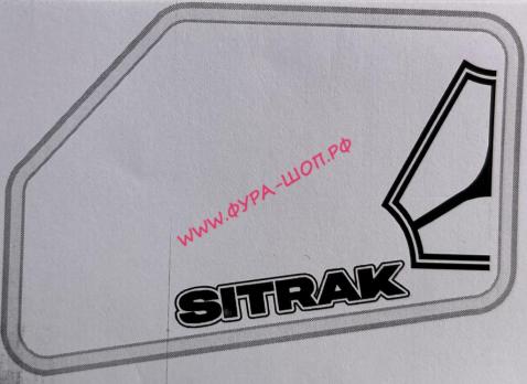 Наклейка (вырезанная) "SITRAK" ( 45х33см), (комплект на две стороны) черный 08923 ситрак