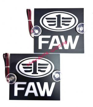 Таблица, диодная, FAW 24в, малая, к-т бело-синяя.