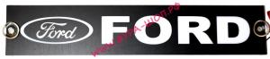 Таблица, диодная, FORD, 12в, 49*10, форд, бело-синяя.